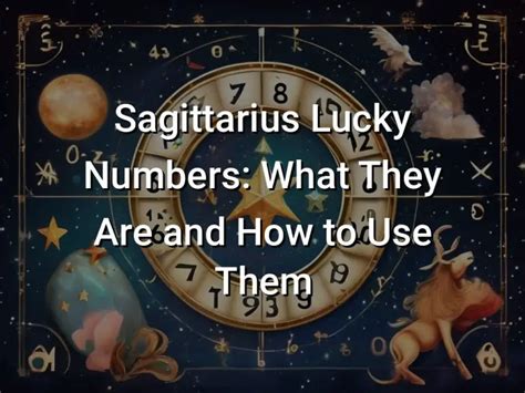 sagittarius winning numbers|Sagittarius Lucky Numbers: What They Are and How to Use Them.